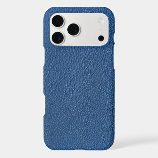 Tier Blau Leder Druck