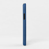 Tier Blau Leder Druck Case-Mate iPhone Hülle (Hinten/Rechts)