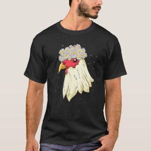 Tier Blumen Farm Tier Gänseblümchen Blumen Bauer H T-Shirt