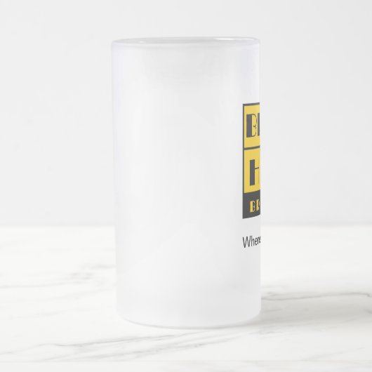 Tier-Brauenglasbier-Tasse #1 Mattglas Bierglas (Mittel)