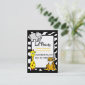 Tier-Butike-Geschäfts-Karten-Umbau Visitenkarte (Stehend Vorderseite)