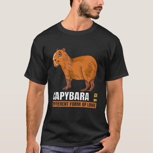 Tier Capybara T-Shirt (Vorderseite)