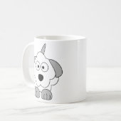 Tier Cartoon Farbe Kaffeetasse (Vorderseite Links)