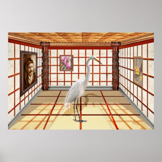 Tier - das Egret Poster (Vorne)
