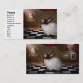 Tier - das Kaninchen - Rückseite Visitenkarte (Vorne/Hinten)