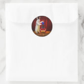 Tier - Das zauberhafte Kaninchen Runder Aufkleber (Tasche)