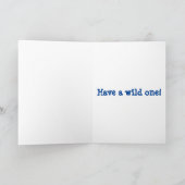 Tier Elephant Art Age Geburtstag Karte (Innenseite)