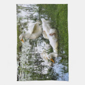 Tier-Enten-Teich Geschirrtuch (Vertikal)