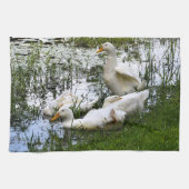 Tier Ententeich Geschirrtuch (Horizontal)
