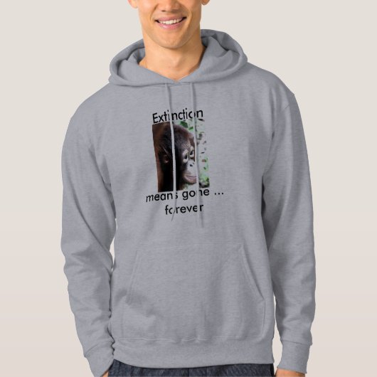 Tier-Erhaltungs-Menschenaffen Hoodie (Vorderseite)