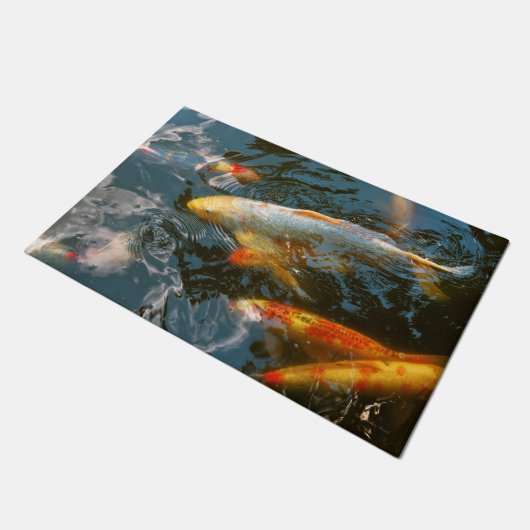 Tier - Fisch - Bestes Glück Fußmatte (Schrägansicht)