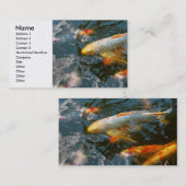 Tier - Fisch - Bestes Glück Visitenkarte (Vorne/Hinten)