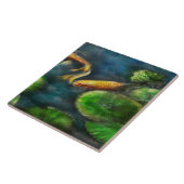 Tier - Fisch - Der schüchterne Fisch Fliese (Seite)