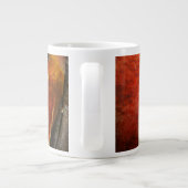 Tier - Fisch - Der wandernde Samurai Jumbo-Tasse (Rückseite)