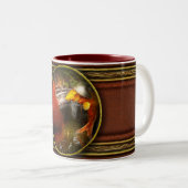 Tier - Fisch - Der wandernde Samurai Zweifarbige Tasse (VorderseiteRechts)