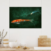 Tier - Fisch - Koi - Eine weitere Fischgeschichte Poster (Küche)