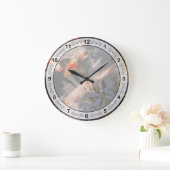 Tier - Fisch - Koi sein Große Wanduhr (Zuhause)