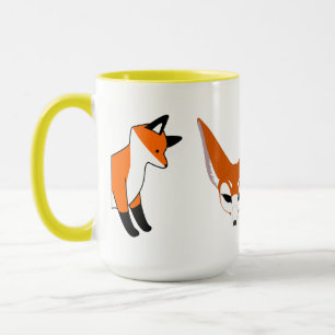Tier Fuchs Wald Büro Party Dusche Digitale Kunst Tasse
