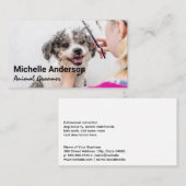 Tier Groomer Schneiden Hunde Visitenkarte (Vorne/Hinten)