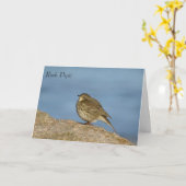 Tier-Grußkarte Karte (Gelbe Blume)