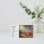 Tier - Guinea Visitenkarte (Stehend Vorderseite)