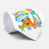 Tier-gute Freunde Krawatte (Gerollt)