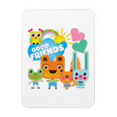 Tier-gute Freunde Magnet (Vertikal)