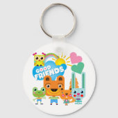 Tier-gute Freunde Schlüsselanhänger (Vorderseite)