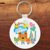 Tier-gute Freunde Schlüsselanhänger (Vorderseite)