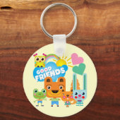 Tier-gute Freunde Schlüsselanhänger (Vorderseite)