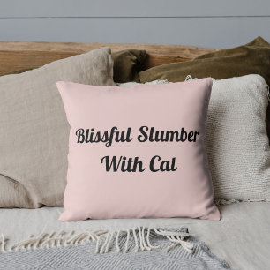 Tier Heimtier Katze Lustiger Spruch Persönliches R Kissen