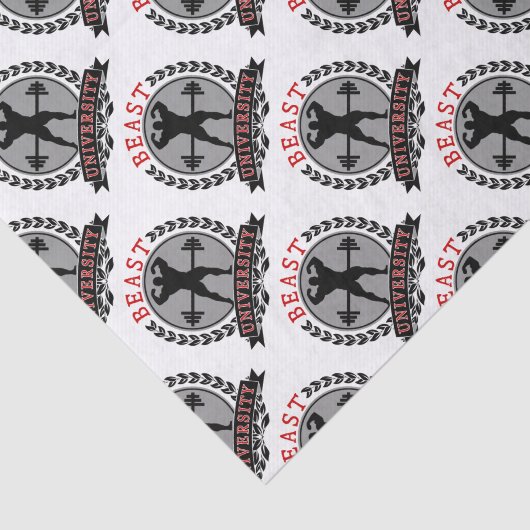 Tier-HochschulBodybuilding Seidenpapier (Ausschnitt)