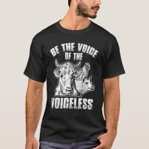 Tier Huhn Schwein Kuh Vegan T-Shirt