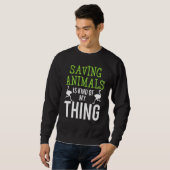 Tier I Rette Tiere 1 Sweatshirt (Vorne ganz)