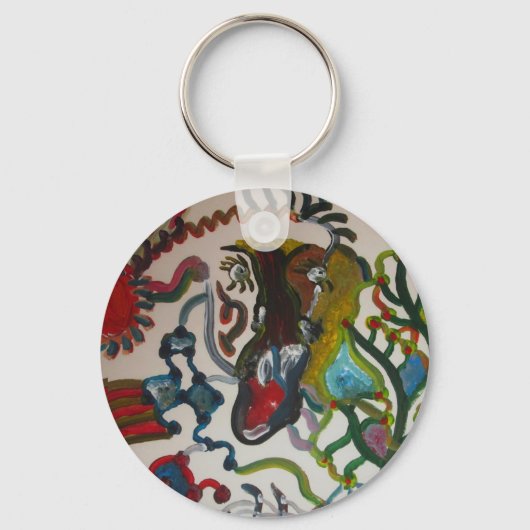 Tier im Dschungel - Schlüsselkettenkollektion Schlüsselanhänger (Rückseite)