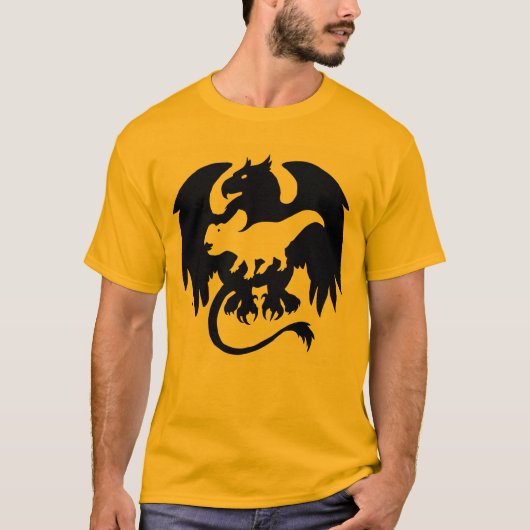 Tier innerhalb des Greifs Protoceratops T-Shirt (Vorderseite)
