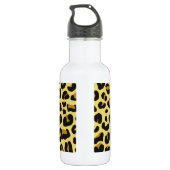 Tier Jungle Cat Pattern Edelstahlflasche (Rückseite)