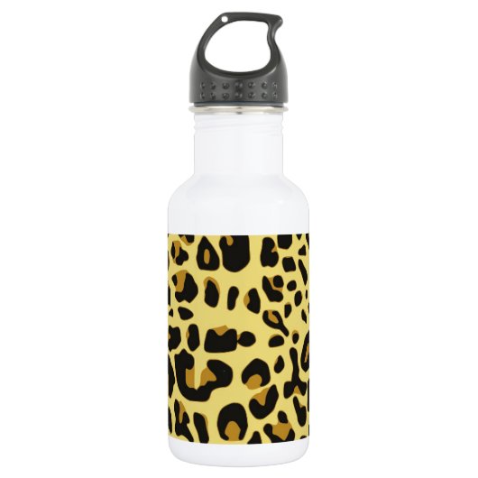 Tier Jungle Cat Pattern Edelstahlflasche (Vorderseite)