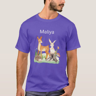 Tier Kaninchen Igel Maliya vintage T-Shirt