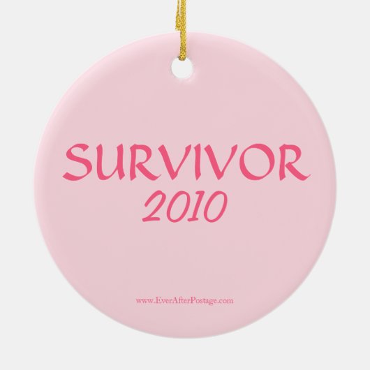 Tier-Krebs-Überlebender Keramikornament (Hinten)