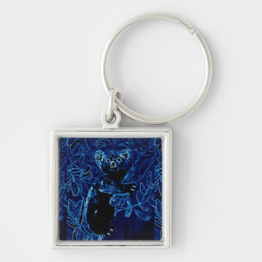 Tier-Kunst-Koala Schlüsselanhänger (Vorne)