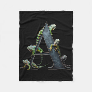 Tier Leguane Vintage Rap Hip-Hop Fleecedecke