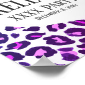 Tier, Leopard, Geparden Poster (Ecke)