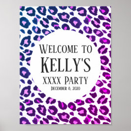 Tier, Leopard, Geparden Poster