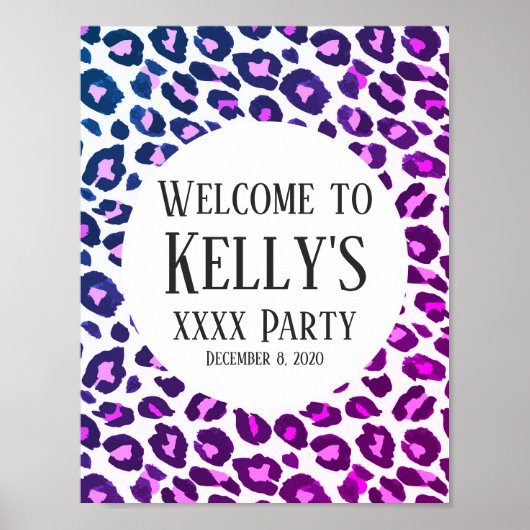 Tier, Leopard, Geparden Poster (Vorne)