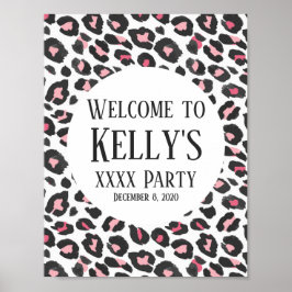 Tier, Leopard, Geparden Poster