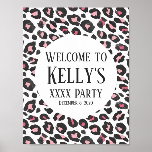 Tier, Leopard, Geparden Poster (Vorne)