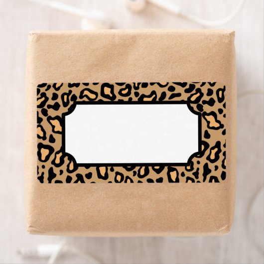Tier Leopard Print Etiketten (Insitu)