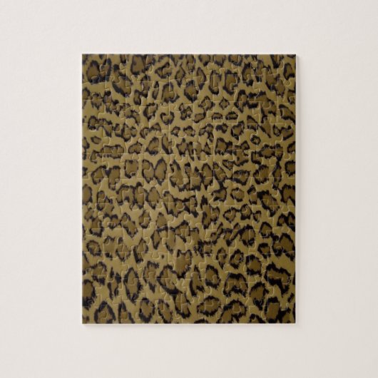 TIER LEOPARDDRUCK PUZZLE (Vertikal)