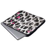 Tier, Leopardentextur, Background abstract, africa Laptopschutzhülle (Vorne Knopf)